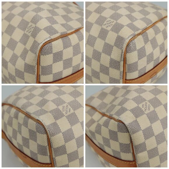 LOUIS VUITTON Damier Azur Speedy Bandouliere 25 Hand Bag N41000 LV Auth 110764 - Picture 14 of 16